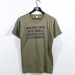 Good Girls Go To Heaven Bad Girls Go To Wildwood T-Shirt Medium VTG 80s Funny